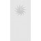 Ekena Millwork Standard Foster Spiral Plinth Block With Square Edge, 5"W x 10"H x 1/2"P PBP050X100X050FOS12 - alternate 3